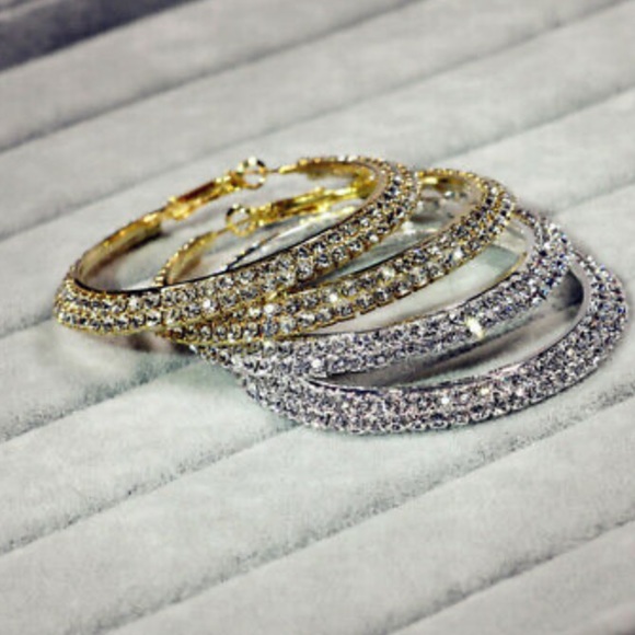 New Sterling silver hoop earrings - Picture 3 of 5